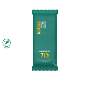 Chocolate de cacao 71% y sal marina 80 g -Muecas