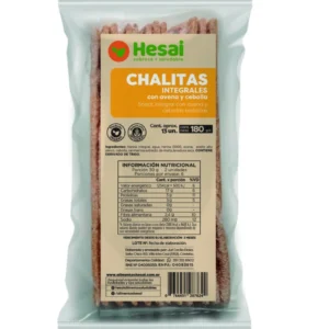 Chalitas Integrales con avena y cebolla 180g