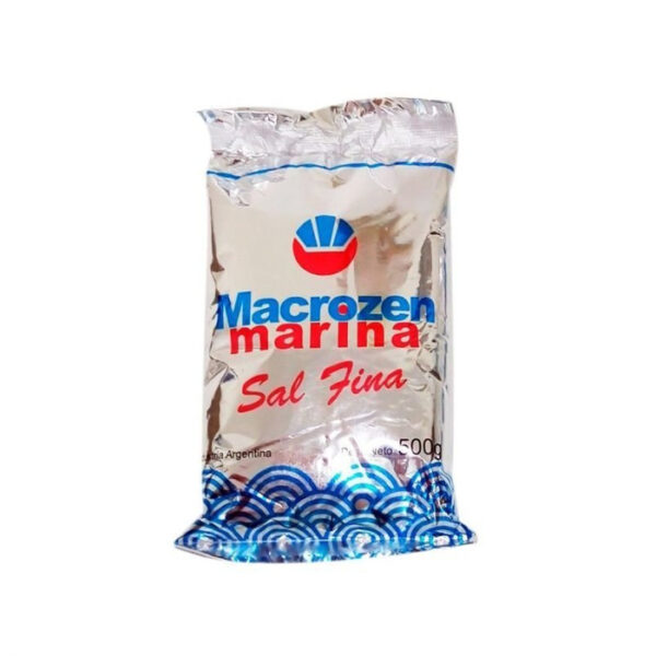 Sal marina fina 500g - Macrozen