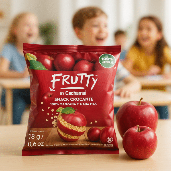 Snack crocante 100% Manzana 18g- Fruty - Image 2