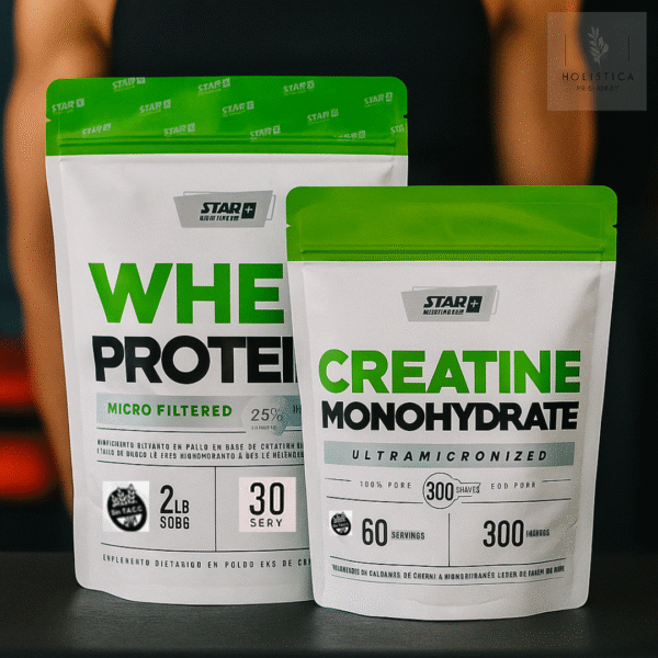 Whey Protein 908g + Creatina Monohidratada 300g- Star Nutrition