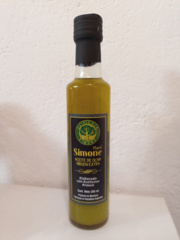 Aceite de olviva virgen extra 250cc ARAUCO- Olivícola Simone