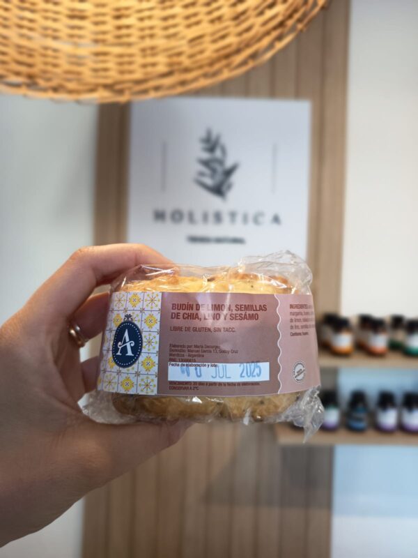 Mini budin de Limón, Semillas de chia, Lino y Sésamo / Sin T.A.C.C - Anhelados