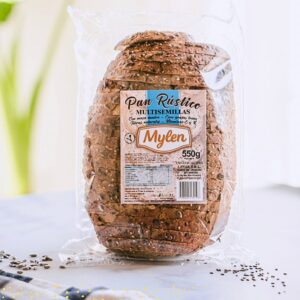 Pan rústico rebanado Multisemillas x 550 gr - MYLEN