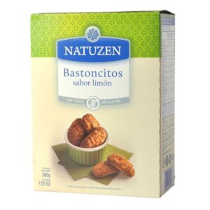 Bastoncitos sabor limon SIN TACC 200g Natuzen